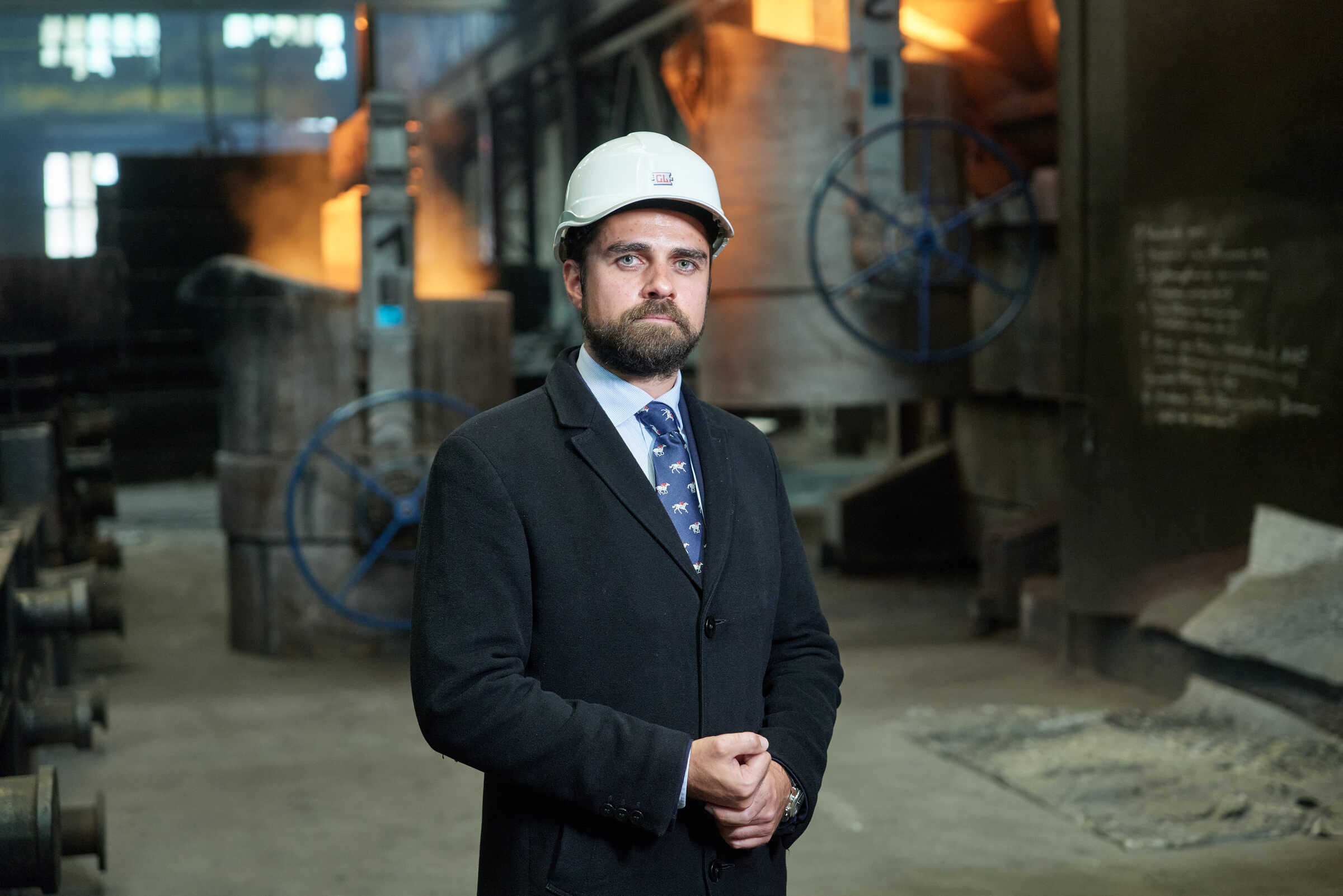 Max Jankowsky, Geschäftsführer der Gießerei Lößnitz GmbH / für FAZ